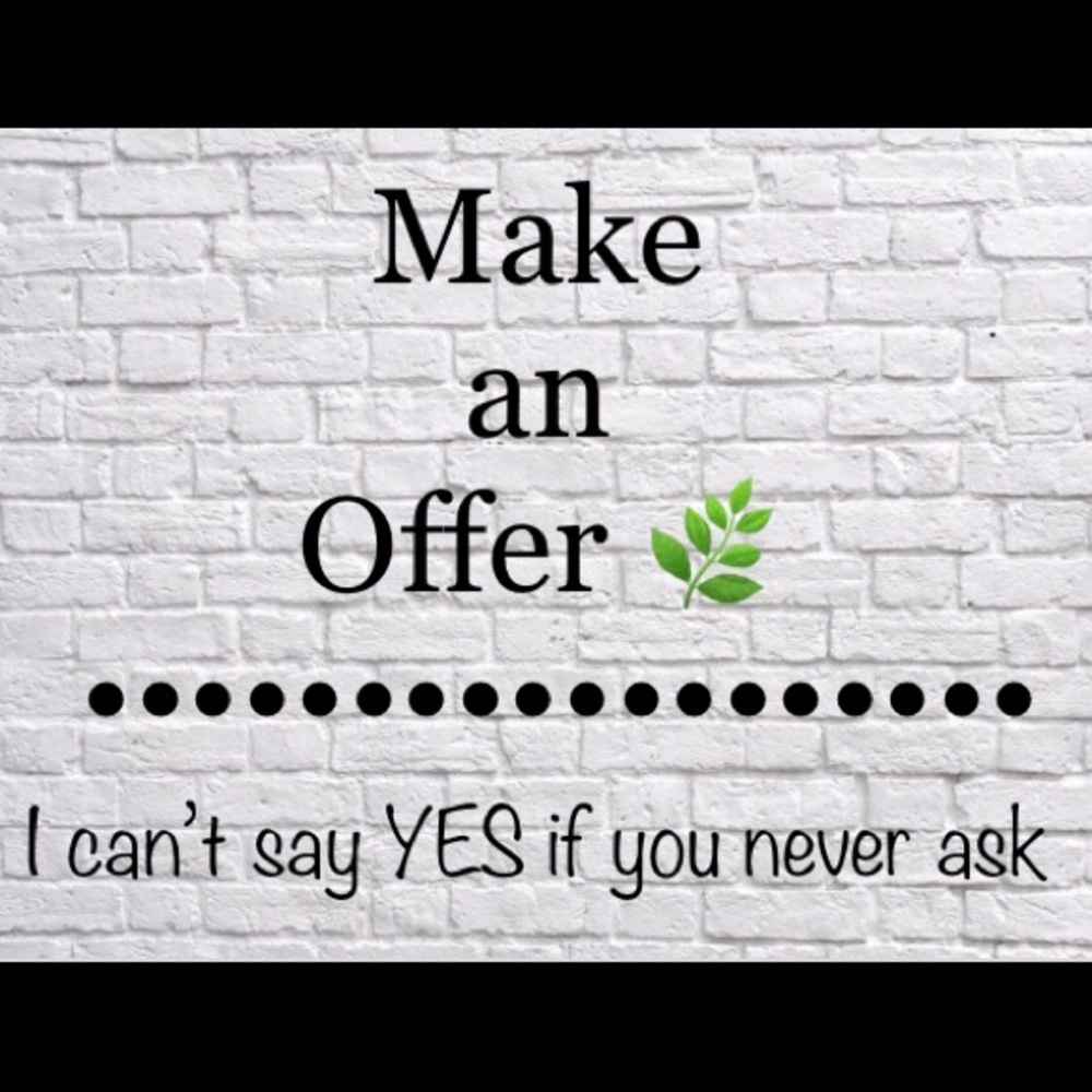 Reasonable offers welcome!!